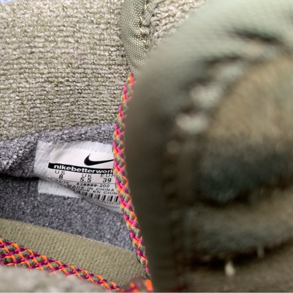 Nike Dunk Sky High Olive Green Suede Hidden Wedge Sneakers. Women’s Size 8. - Picture 10 of 10